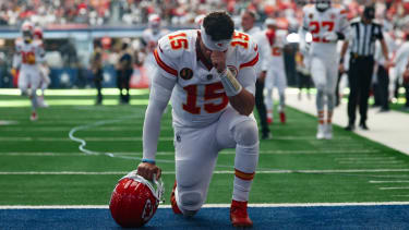 Kansas City Chiefs quarterback Patrick Mahomes (15)