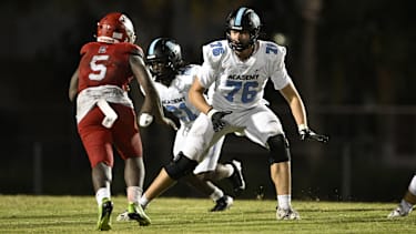 Bruno Werner bei der NFL Academy