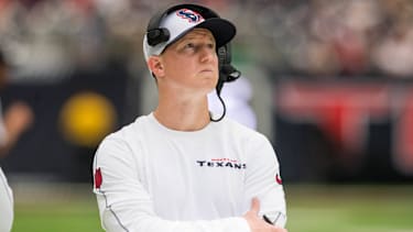 August 17, 2024: Houston Texans offensive coordinator Bobby Slowik during a preseason game between the New York Giants and the Houston Texans in Houston, TX. .. CSM - ZUMAc04_ 20240817_zma_c04_247 Copyright: xTraskxSmithx