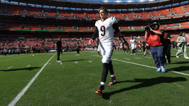 Cincinnati Bengals quarterback Joe Burrow (9)