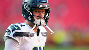 Sam Darnold in einem NFL-Spiel für die Seattle Seahwks