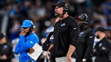 Dan Campbell in einem NFL-Spiel für die Detroit Lions