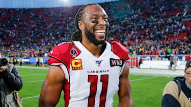 Arizona Cardinals Wide Receiver Larry Fitzgerald (11) kam in die Hall of Fame und seine Nummer wird nicht mehr vergeben.