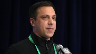 NFL, American Football Herren, USA Combine Feb 27, 2024; Indianapolis, IN, USA; Kansas City Chiefs general manager Brett Veach speaks during a press conference, PK, Pressekonferenz at the NFL Scouting Combine at Indiana Convention Center. Indianapolis Indiana Convention Center IN USA, EDITORIAL USE ONLY PUBLICATIONxINxGERxSUIxAUTxONLY Copyright: xKirbyxLeex 20240227_ams_al2_033