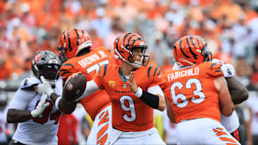 Joe Burrow in einem NFL-Spiel für die Cincinnati Bengals