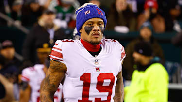 New York Giants Wide Receiver Kenny Golladay (19) bei einem NFL-Spiel.