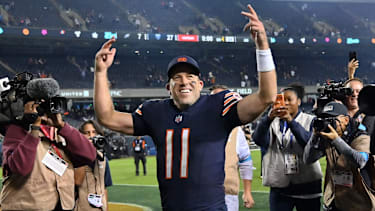 Case Keenum führte die Chicago Bears mit drei Touchdowns zu einem deutlichen 27:7-Sieg gegen Jalen Hurts und die Philadelphia Eagles