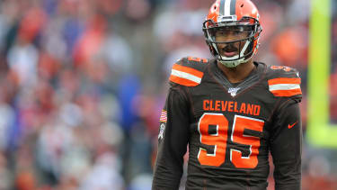 Myles Garrett ist Spieler der Cleveland Browns.