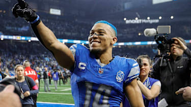 Rückkehr in die Heimat: Wide Receiver Amon-Ra St. Brown hat deutsche Wurzeln und spielt 2026 erstmals in München.