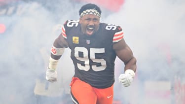 Cleveland Browns defensive end Myles Garrett