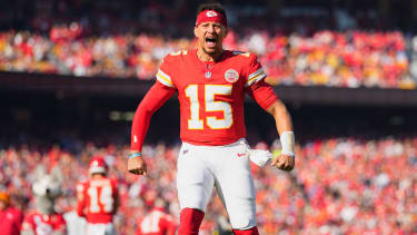 Patrick Mahomes von den Kansas City Chiefs