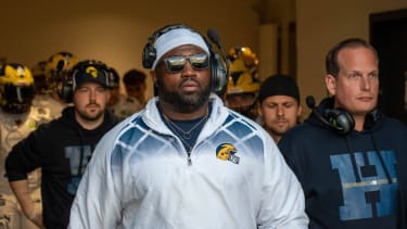 Marcus Herford (Hildesheim Invaders, Headcoach), Dresden Monarchs vs Hildesheim Invaders, American Football, GFL, Halbfinale, Season 2024, 28.09.2024, Dresden Heinz-Steyer-Stadion Deutschland *** Marcus Herford Hildesheim Invaders, Headcoach , Dresden Monarchs vs Hildesheim Invaders, American Football, GFL, Semifinal, Season 2024, 28 09 2024, Dresden Heinz Steyer Stadion Germany Copyright: xFootxBowl MarcelxHeinischx