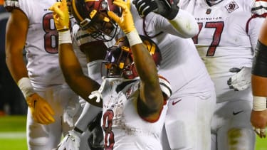 Washington Commanders running back Brian Robinson