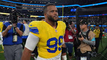 Aaron Donald von den Los Angeles Rams gehört neben Justin Jefferson, Caleb Williams und Christian Gonzalez zu den prominentesten Ausfällen in Week 4