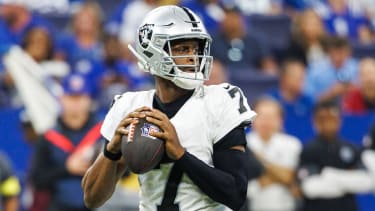 Las Vegas Raiders quarterback Geno Smith