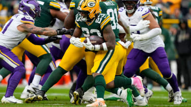 Green Bay Packers running back Emanuel Wilson