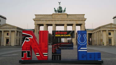 Berlin-Game, NFL, 2025, Indianapolis Colts - Atlanta Falcons, Brandenburger Tor, Football