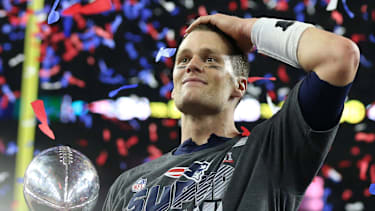 Quarterback Tom Brady feiert einen weiteren Super-Bowl-Sieg mit den New England Patriots 2017.