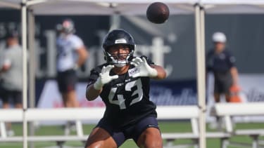 Houston Texans full back Jakob Johnson