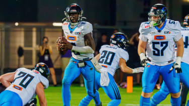Quarterback Demarcus Irons (Panthers Wroclaw)