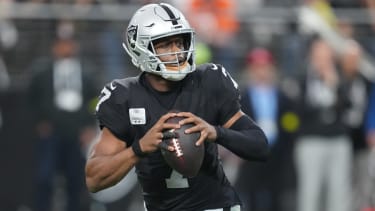 Las Vegas Raiders quarterback Geno Smith