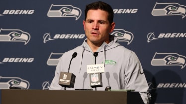 Seattle Seahawks head coach Mike MacDonald