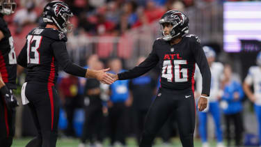 Atlanta Falcons place kicker Lenny Krieg