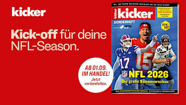NFL 2026: Die große Saisonvorschau im kicker-Sonderheft
