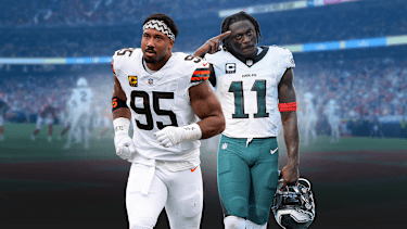 Myles Garrett und AJ Brown