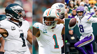 Jalen Hurts, Tua Tagovailoa, Kirk Cousins.