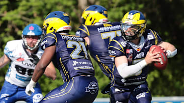 QB Hughes bei einem Spiel in der GFL 2026