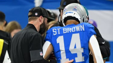 Detroit Lions wide receiver Amon-Ra St. Brown