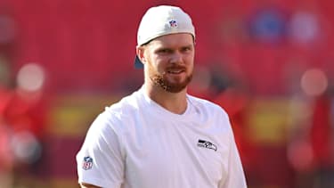 Sam Darnold in einem NFL-Spiel für die Seattle Seahawks