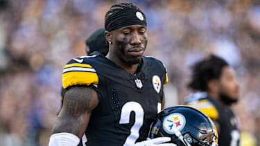 Die Detroit Lions verfügen nach den Vertragsumstrukturierungen von Amon-Ra St. Brown und Penei Sewell über neuen finanziellen Spielraum - Fans spekulieren über einen Trade für Steelers-Cornerback Joey Porter Jr