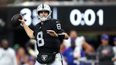 Kirk Cousins in einem NFL-Spiel für die Las Vegas Raiders