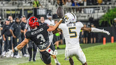 Bei einem Spiel 2025 - Brock Rechsteiner bei der Jacksonville State University