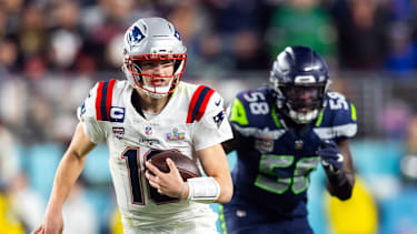 Drake Maye von den New England Patriots
