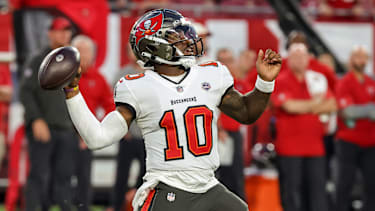 Jalon Daniels von den Tampa Bax Buccaneers in einem NFL-Spiel