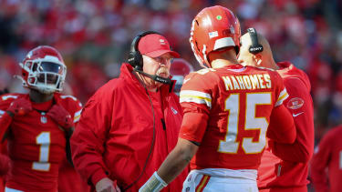 Patrick Mahomes und Andy Reid