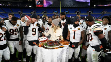 Maryland, USA; Cincinnati Bengals quarterback Joe Burrow (9)