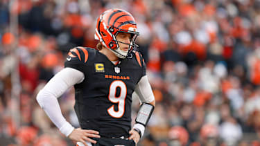 Joe Burrow in einem NFL-Spiel für die Cincinnati Bengals