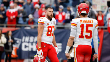 Patrick Mahomes und Travis Kelce