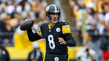 Aaron Rodgers in einem NFL-Spiel für die Pittsburgh Steelers