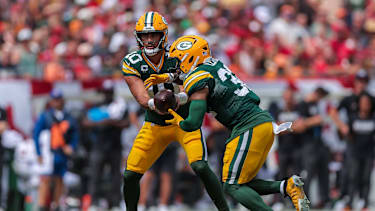 Handoff der Green Bay Packers