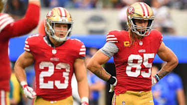 Christian McCaffrey und George Kittle gehören weiterhin zu den wichtigsten Säulen der Offense der San Francisco 49ers