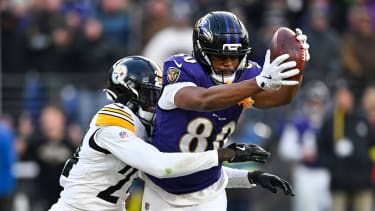 Baltimore Ravens tight end Isaiah Likely