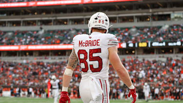 Trey McBride in einem NFL-Spiel für die Arizona Cardinals