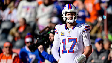 Josh Allen in einem NFL-Spiel für die Buffalo Bills