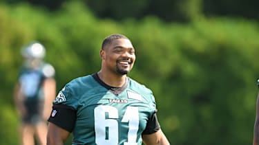Willie Lampkin in einem NFL-Spiel für die Philadelphia Eagles