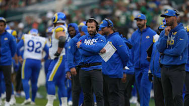 Sean McVay in einem NFL-Spiel für die Los Angeles Rams